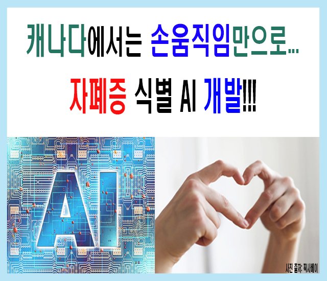 [인공지능AI #22] 캐나다에서는 손 움직임만으로 자폐증 식별 AI 개발.jpg